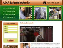 Tablet Screenshot of burbanklocksmiths.org